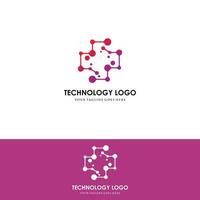 diseño de logotipo de tecnología vector