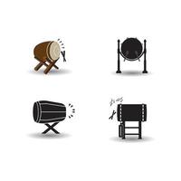 Ramadan drum icon vector