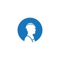 construction worker icon vector