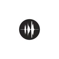 sound signal icon vector