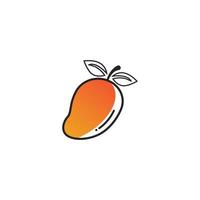 Mango icon  vector illustration template design