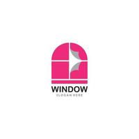 window logo vector illustration template design.