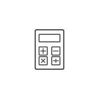 Calculator icon vector illustration symbol design