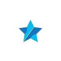 Star logo butterfly logo vector