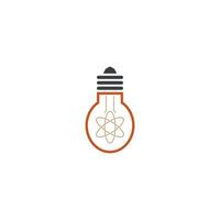 bulb logo vector illustration template design.