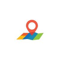 search map icon vector