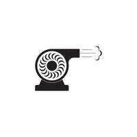 Engine turbo icon vector