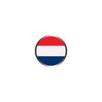 Netherlands flag icon vector