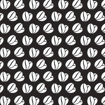 coffee beans background vector