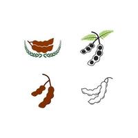 tamarind icon vector illustration template design