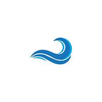 water wave logo vector