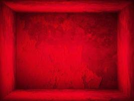 pared de degradado rojo. sala de estudio en blanco. fondo de estudio simple foto