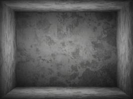 Gray gradient wall. blank studio room. plain studio background photo