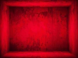 Red gradient wall. blank studio room. plain studio background photo