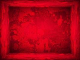 Red gradient wall. blank studio room. plain studio background photo