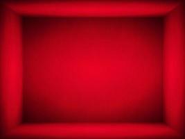 Red gradient wall. blank studio room. plain studio background photo