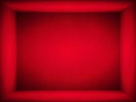 Red gradient wall. blank studio room. plain studio background photo