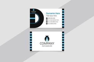 Business card design template vector