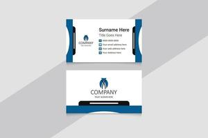 Creative modern professional business card vector