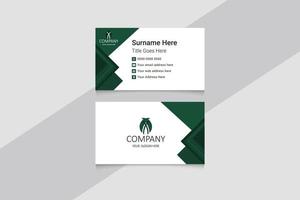 Creative modern professional business card vector