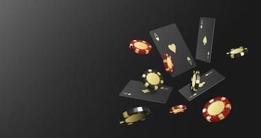 Poker game casiono online, web background template, vector illustration