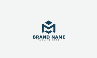 MM Logo Design Template Vector Graphic Branding Element.