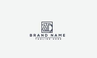 ZD Logo Design Template Vector Graphic Branding Element