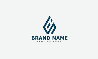 IS Logo Design Template Vector Graphic Branding Element.