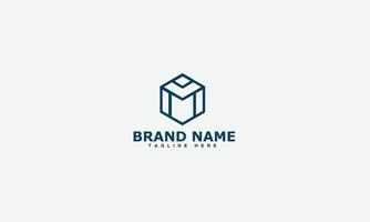 M Logo Design Template Vector Graphic Branding Element.