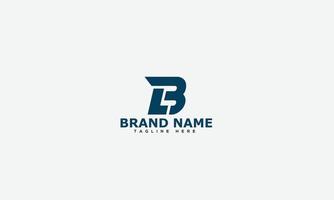 BL Logo Design Template Vector Graphic Branding Element.