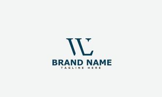 WL Logo Design Template Vector Graphic Branding Element.