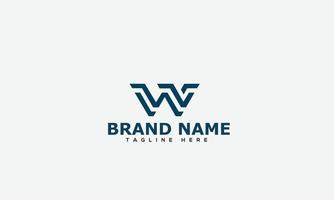 WL Logo Design Template Vector Graphic Branding Element.