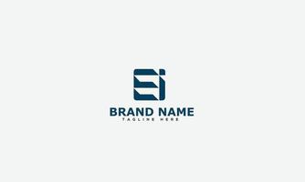 EI Logo Design Template Vector Graphic Branding Element.