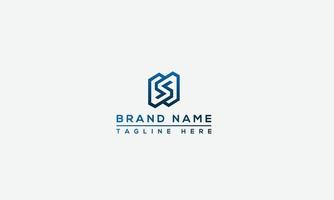 SS Logo Design Template Vector Graphic Branding Element