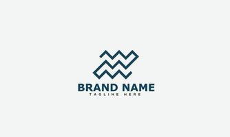 MW Logo Design Template Vector Graphic Branding Element