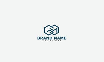 GM Logo Design Template Vector Graphic Branding Element.