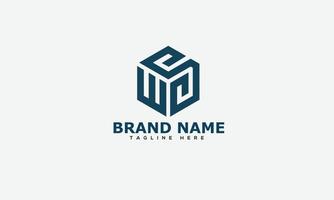 WS Logo Design Template Vector Graphic Branding Element.