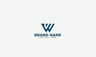 W Logo Design Template Vector Graphic Branding Element.