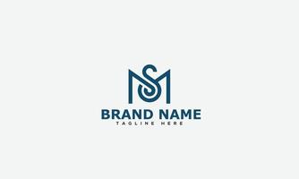 MS Logo Design Template Vector Graphic Branding Element