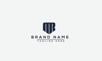 MR Logo Design Template Vector Graphic Branding Element.