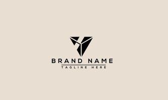 V Logo Design Template Vector Graphic Branding Element.