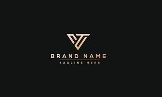 VT Logo Design Template Vector Graphic Branding Element