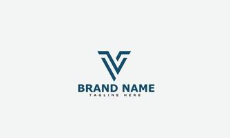 V Logo Design Template Vector Graphic Branding Element