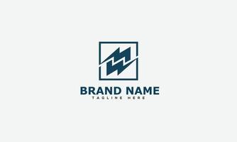 MW Logo Design Template Vector Graphic Branding Element