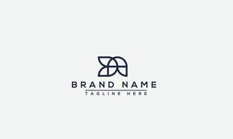 DA Logo Design Template Vector Graphic Branding Element