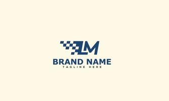 LM Logo Design Template Vector Graphic Branding Element