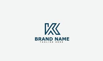 K Logo Design Template Vector Graphic Branding Element.
