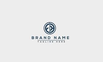 FH Logo Design Template Vector Graphic Branding Element.