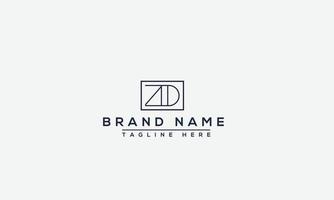 ZD Logo Design Template Vector Graphic Branding Element