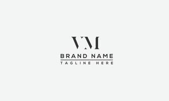 VM Logo Design Template Vector Graphic Branding Element